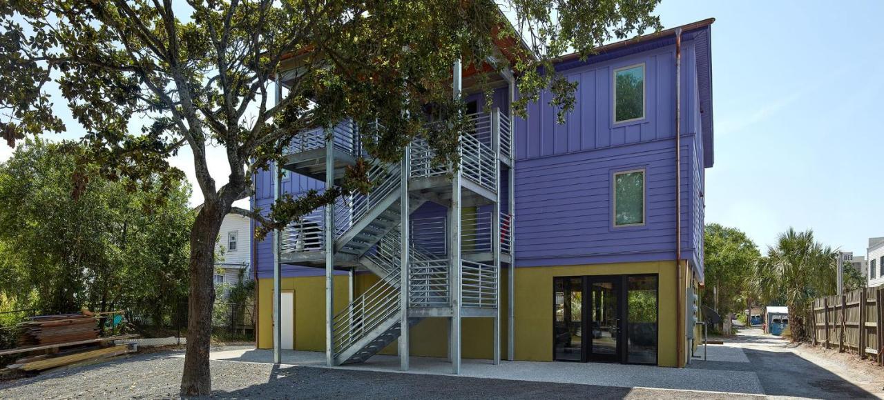 Folly Vacation Perfect Purple Palace Apt A Folly Beach Exterior foto